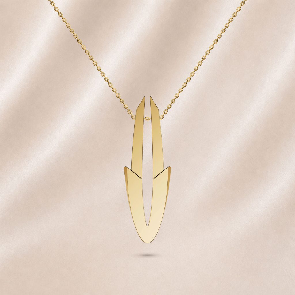 Pendentif Arrow Grand Modèle Or