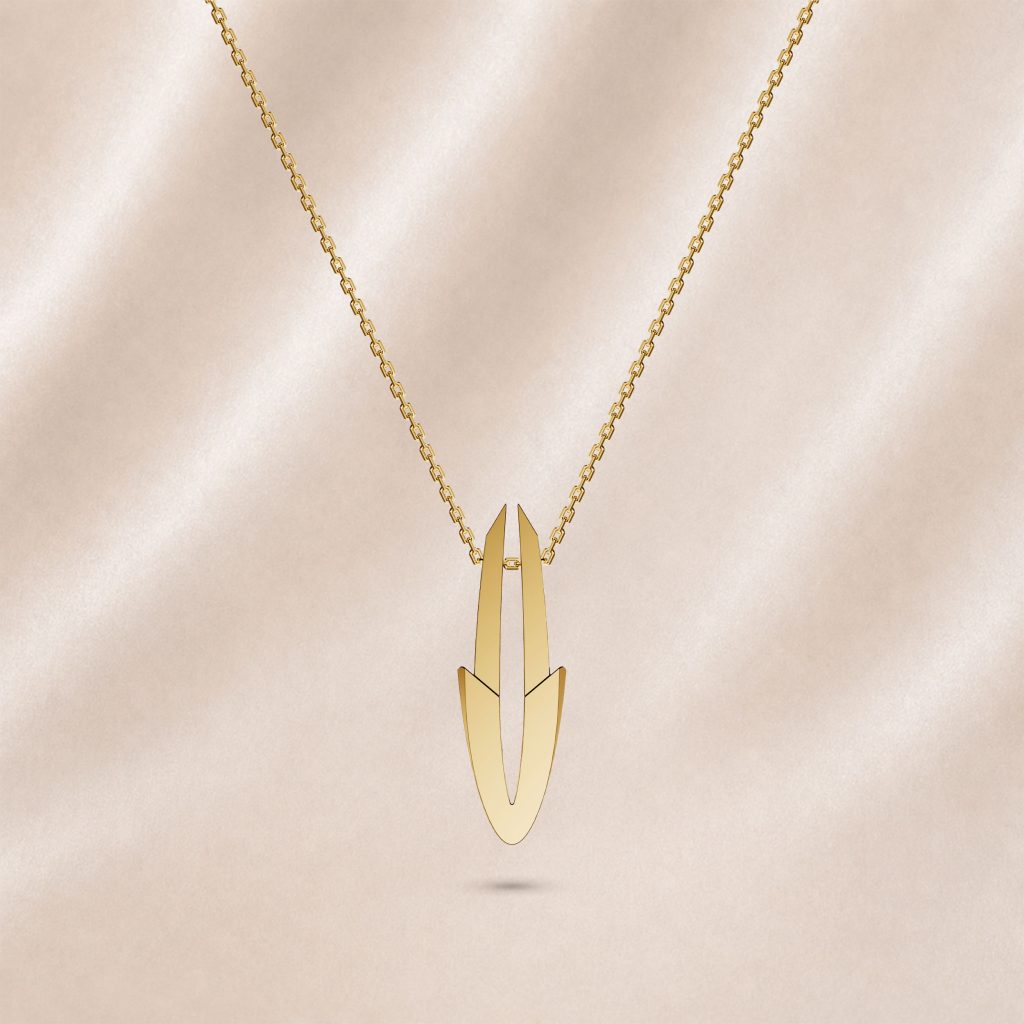 Pendentif Arrow Moyen Modèle Or