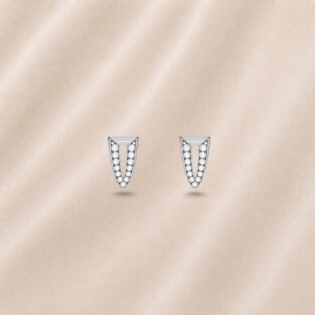 Alternative view of Boucles D'oreilles Arrow Diamants