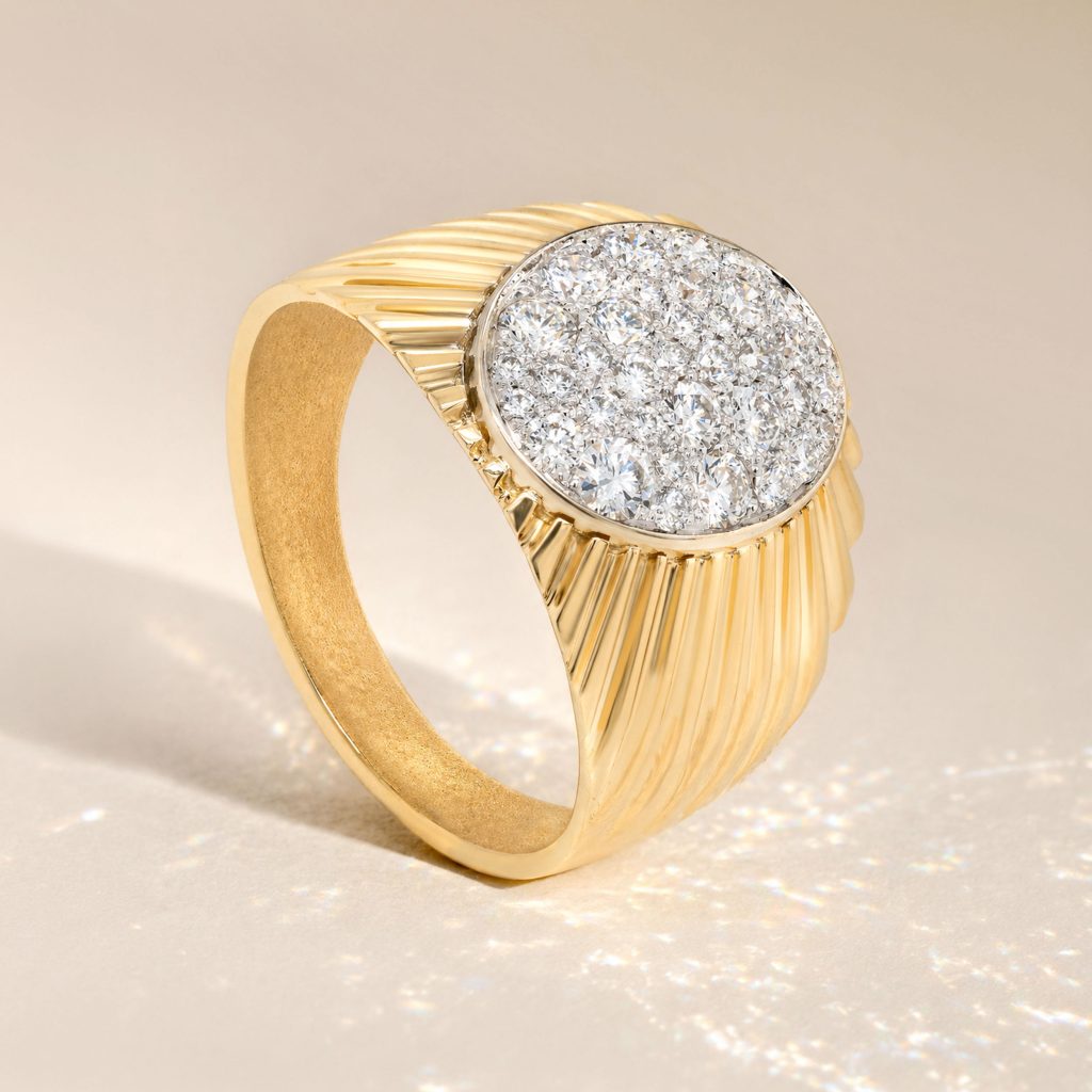 Bague Héritage Pavage