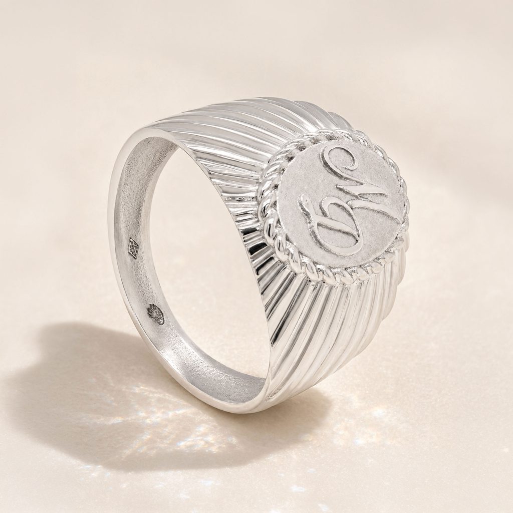 Bague Héritage Initiales
